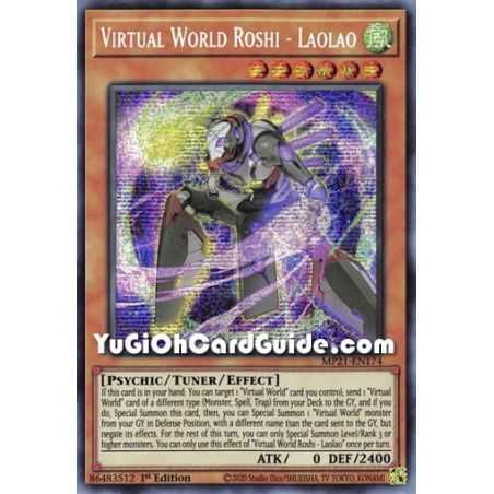 Virtual World Roshi - Laolao (Prismatic Secret Rare) – 2021 Tin of Ancient Battles | Carta YUGIOH en México