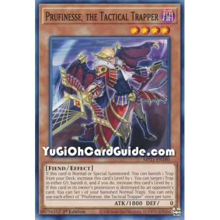 Prufinesse, the Tactical Trapper (Common) – 2021 Tin of Ancient Battles | Carta YUGIOH en México