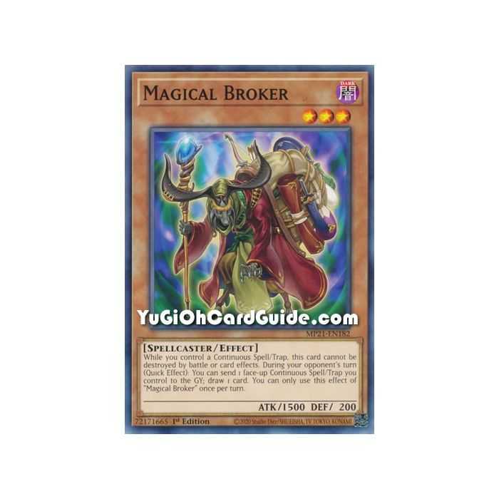 Magical Broker (Common) – 2021 Tin of Ancient Battles | Carta YUGIOH en México