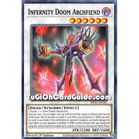 Infernity Doom Archfiend (Common) – 2021 Tin of Ancient Battles | Carta YUGIOH en México