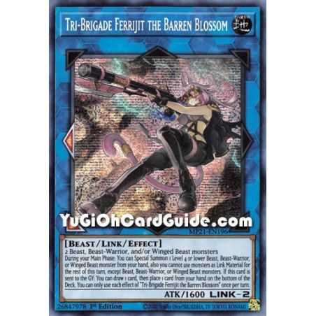 Tri-Brigade Ferrijit the Barren Blossom (Prismatic Secret Rare) – 2021 Tin of Ancient Battles | Carta YUGIOH en México