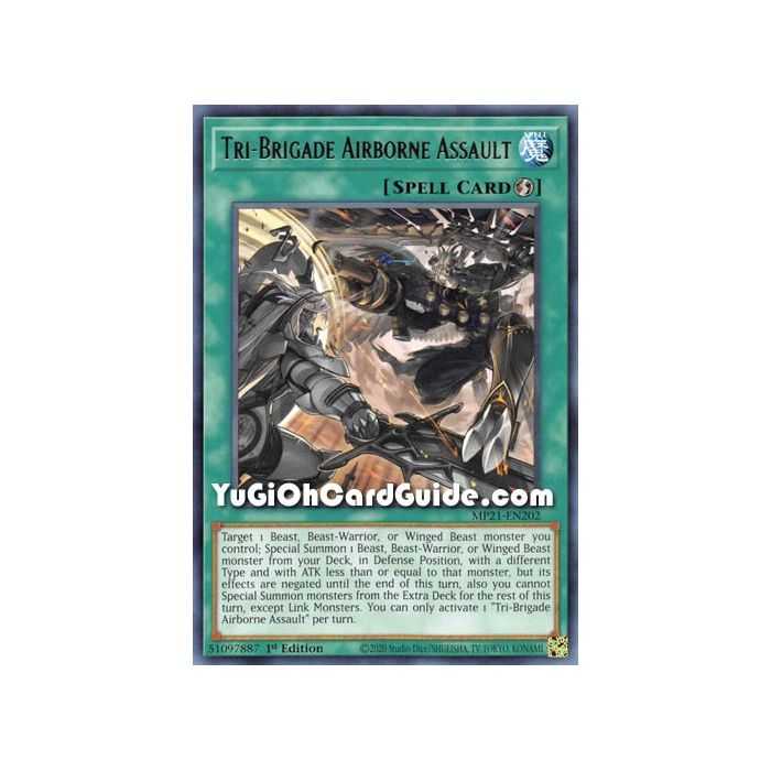 Tri-Brigade Airborne Assault (Rare) – 2021 Tin of Ancient Battles | Carta YUGIOH en México