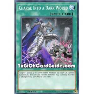 Charge Into a Dark World (Common) – 2021 Tin of Ancient Battles | Carta YUGIOH en México