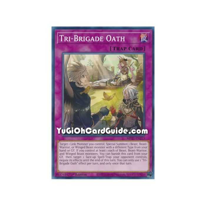 Tri-Brigade Oath (Common) – 2021 Tin of Ancient Battles | Carta YUGIOH en México