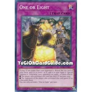 One or Eight (Common) – 2021 Tin of Ancient Battles | Carta YUGIOH en México