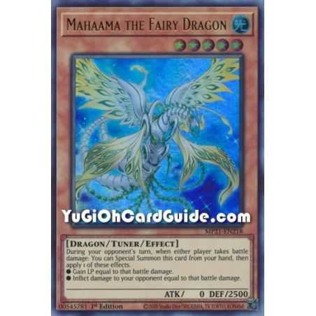 Mahaama the Fairy Dragon (Ultra Rare) – 2021 Tin of Ancient Battles | Carta YUGIOH en México