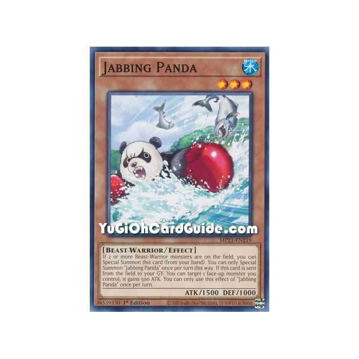 Jabbing Panda (Common) – 2021 Tin of Ancient Battles | Carta YUGIOH en México