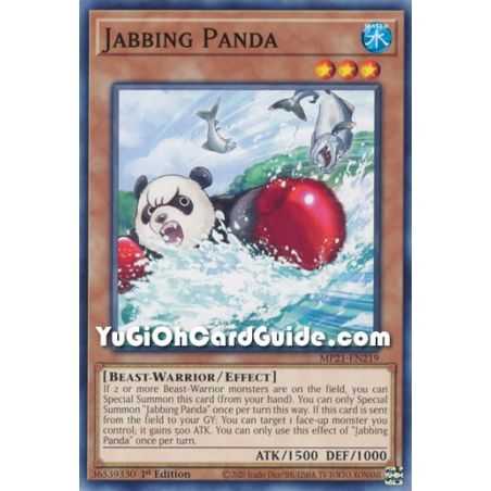 Jabbing Panda (Common) – 2021 Tin of Ancient Battles | Carta YUGIOH en México