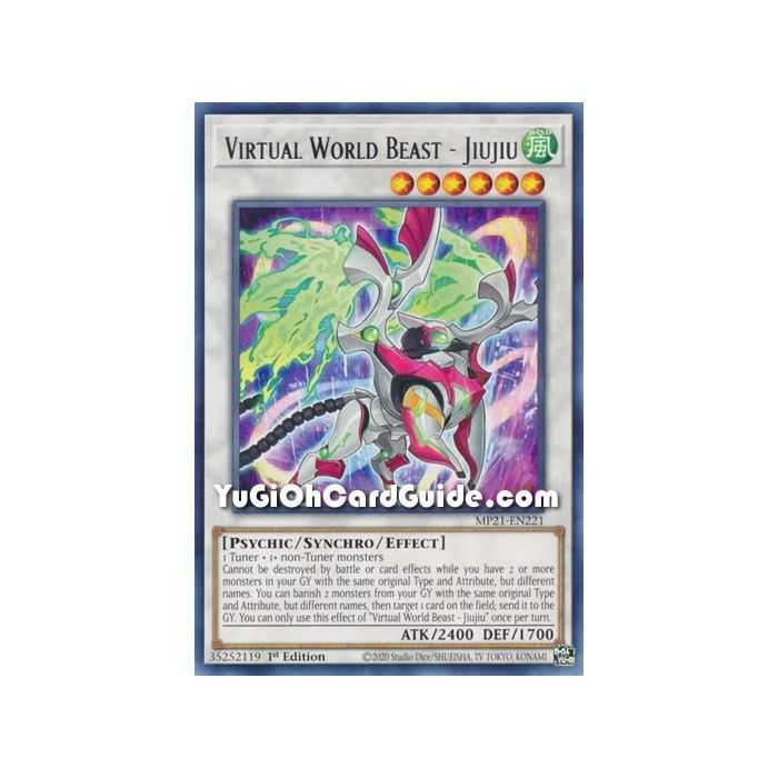 Virtual World Beast - Jiujiu (Rare) – 2021 Tin of Ancient Battles | Carta YUGIOH en México