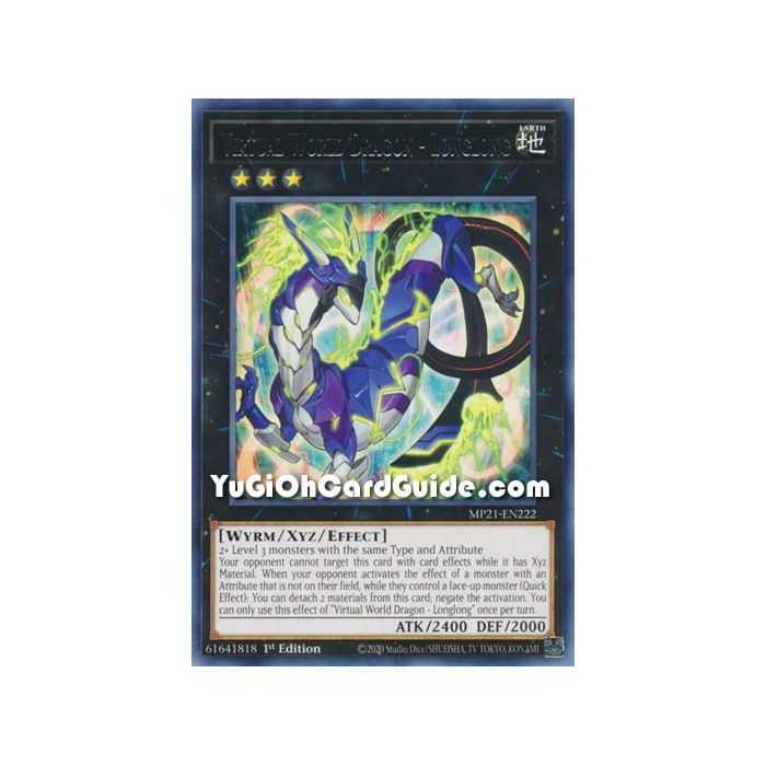 Virtual World Dragon - Longlong (Rare) – 2021 Tin of Ancient Battles | Carta YUGIOH en México
