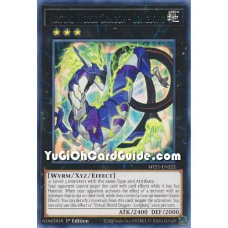 Virtual World Dragon - Longlong (Rare) – 2021 Tin of Ancient Battles | Carta YUGIOH en México