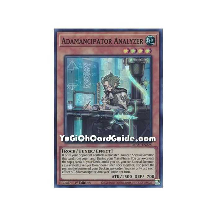 Adamancipator Analyzer (Super Rare) – 2021 Tin of Ancient Battles | Carta YUGIOH en México