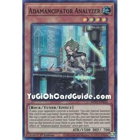 Adamancipator Analyzer (Super Rare) – 2021 Tin of Ancient Battles | Carta YUGIOH en México