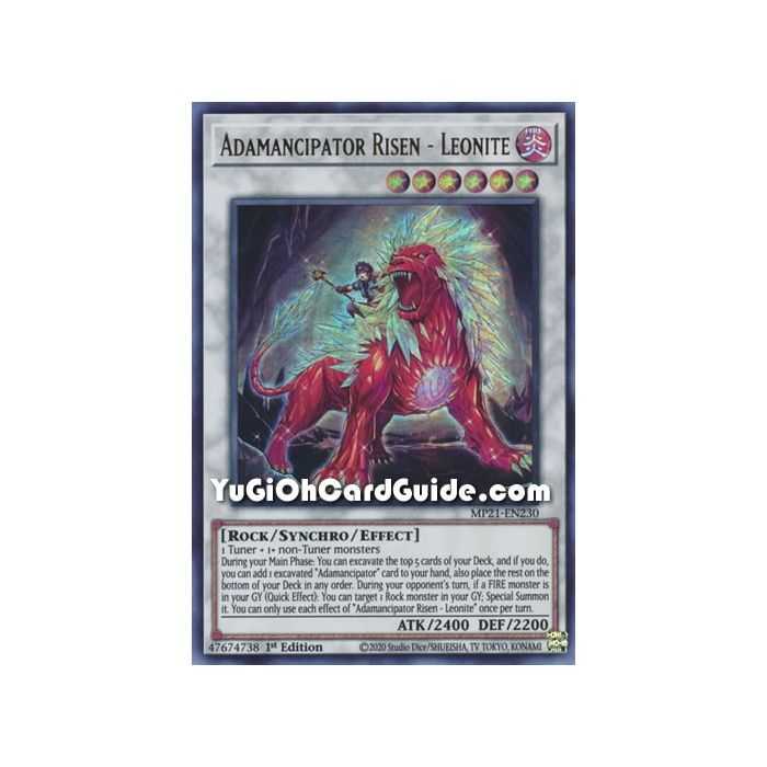 Adamancipator Risen - Leonite (Ultra Rare) – 2021 Tin of Ancient Battles | Carta YUGIOH en México