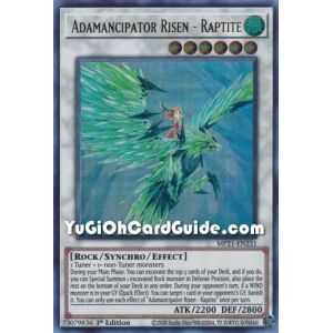 Adamancipator Risen - Raptite (Ultra Rare) – 2021 Tin of Ancient Battles | Carta YUGIOH en México