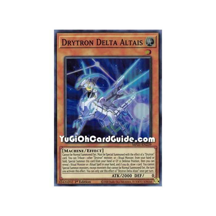 Drytron Delta Altais (Super Rare) – 2021 Tin of Ancient Battles | Carta YUGIOH en México