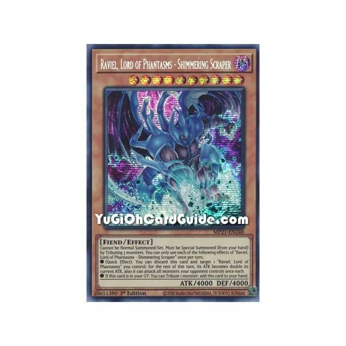 Raviel, Lord of Phantasms - Shimmering Scraper (Prismatic Secret Rare) – 2021 Tin of Ancient Battles | Carta YUGIOH en México