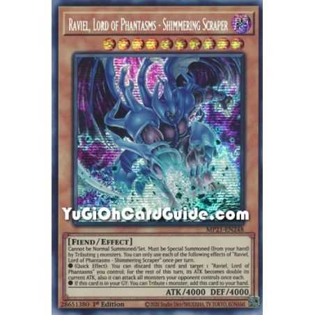 Raviel, Lord of Phantasms - Shimmering Scraper (Prismatic Secret Rare) – 2021 Tin of Ancient Battles | Carta YUGIOH en México