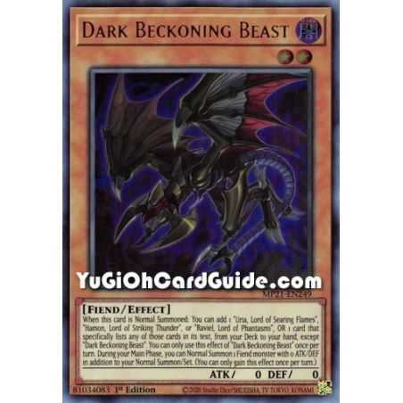 Dark Beckoning Beast (Ultra Rare) – 2021 Tin of Ancient Battles | Carta YUGIOH en México