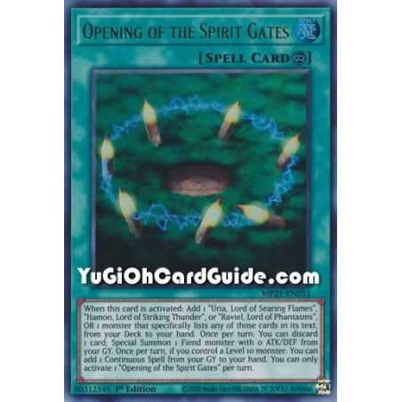 Opening of the Spirit Gates (Ultra Rare) – 2021 Tin of Ancient Battles | Carta YUGIOH en México