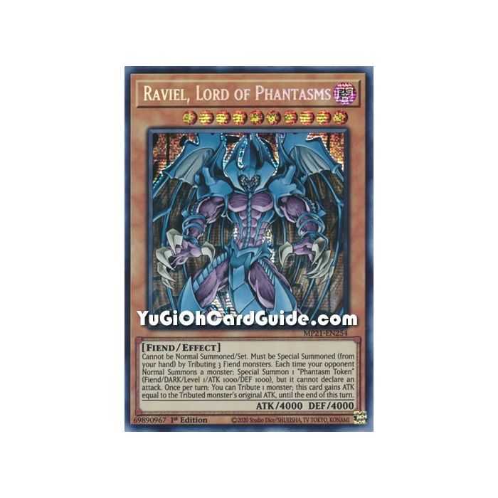 Raviel, Lord of Phantasms (Prismatic Secret Rare) – 2021 Tin of Ancient Battles | Carta YUGIOH en México