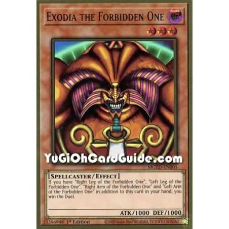 Exodia the Forbidden One (Premium Gold Rare) – Maximum Gold El Dorado | Carta YUGIOH en México