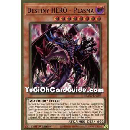 Destiny HERO – Plasma (Premium Gold Rare) – Maximum Gold El Dorado | Carta YUGIOH en México