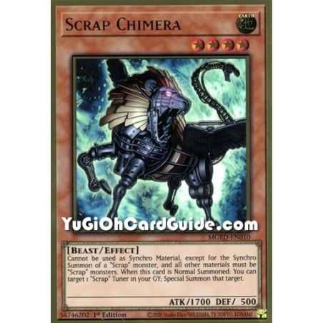 Scrap Chimera (Premium Gold Rare) – Maximum Gold El Dorado | Carta YUGIOH en México
