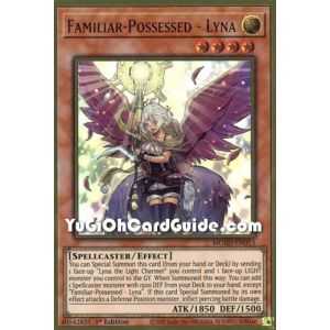 Familiar-Possessed – Lyna (Premium Gold Rare) – Maximum Gold El Dorado | Carta YUGIOH en México