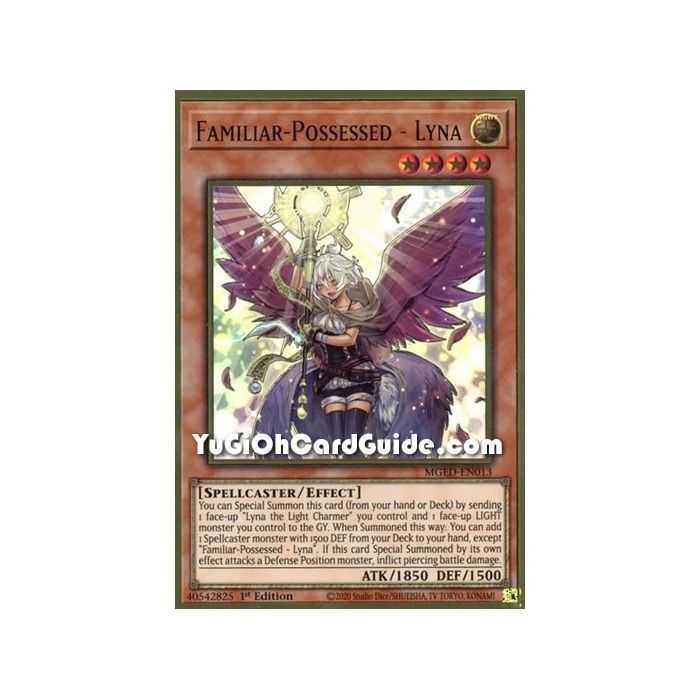 Familiar-Possessed – Lyna (Premium Gold Rare) – Maximum Gold El Dorado | Carta YUGIOH en México