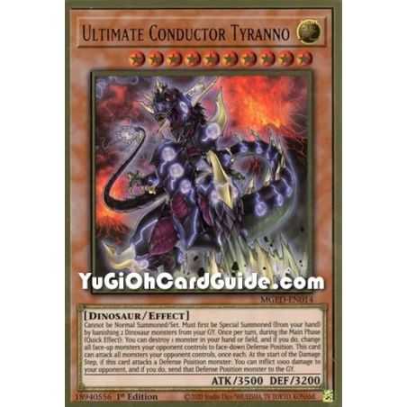Ultimate Conductor Tyranno (Premium Gold Rare) – Maximum Gold El Dorado | Carta YUGIOH en México