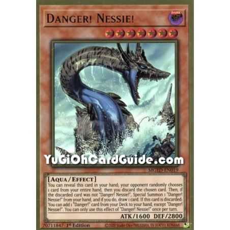 Danger! Nessie! (Premium Gold Rare) – Maximum Gold El Dorado | Carta YUGIOH en México