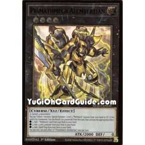 Primathmech Alembertian (Premium Gold Rare) – Maximum Gold El Dorado | Carta YUGIOH en México