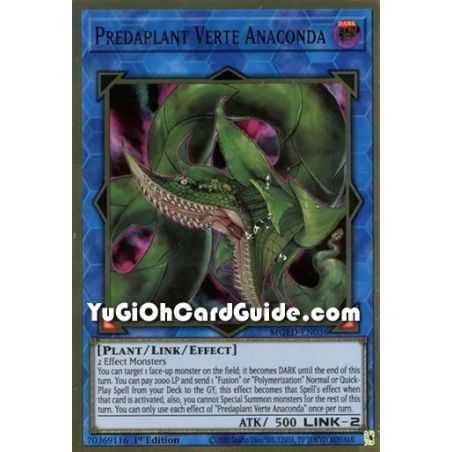 Predaplant Verte Anaconda (Premium Gold Rare) – Maximum Gold El Dorado | Carta YUGIOH en México