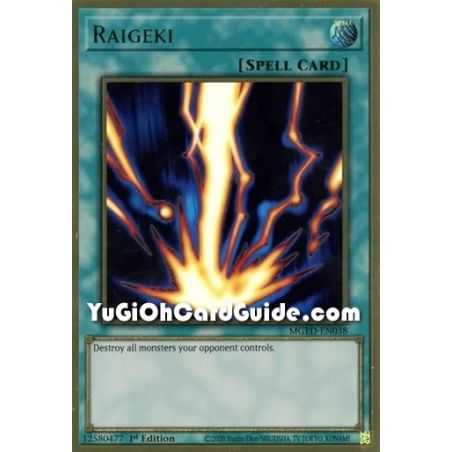 Raigeki (Premium Gold Rare) – Maximum Gold El Dorado | Carta YUGIOH en México