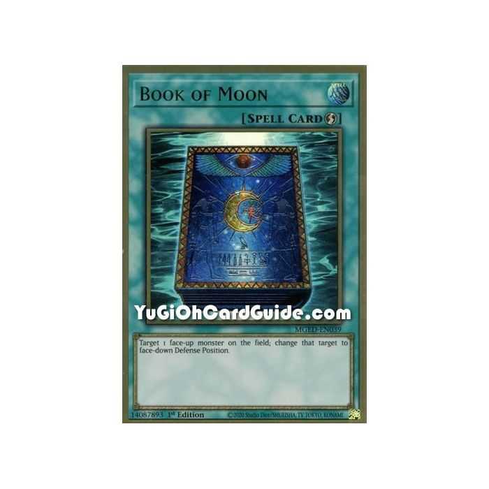 Book of Moon (Premium Gold Rare) – Maximum Gold El Dorado | Carta YUGIOH en México