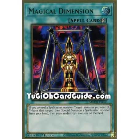 Magical Dimension (Premium Gold Rare) – Maximum Gold El Dorado | Carta YUGIOH en México