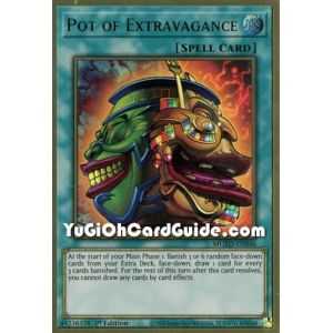 Pot of Extravagance (Premium Gold Rare) – Maximum Gold El Dorado | Carta YUGIOH en México