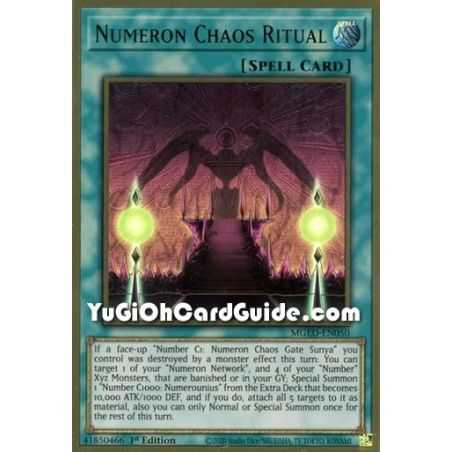 Numeron Chaos Ritual (Premium Gold Rare) – Maximum Gold El Dorado | Carta YUGIOH en México