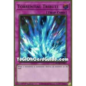 Torrential Tribute (Premium Gold Rare) – Maximum Gold El Dorado | Carta YUGIOH en México