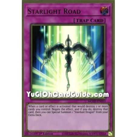 Starlight Road (Premium Gold Rare) – Maximum Gold El Dorado | Carta YUGIOH en México
