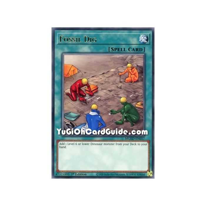 Fossil Dig (Rare) – Maximum Gold El Dorado | Carta YUGIOH en México