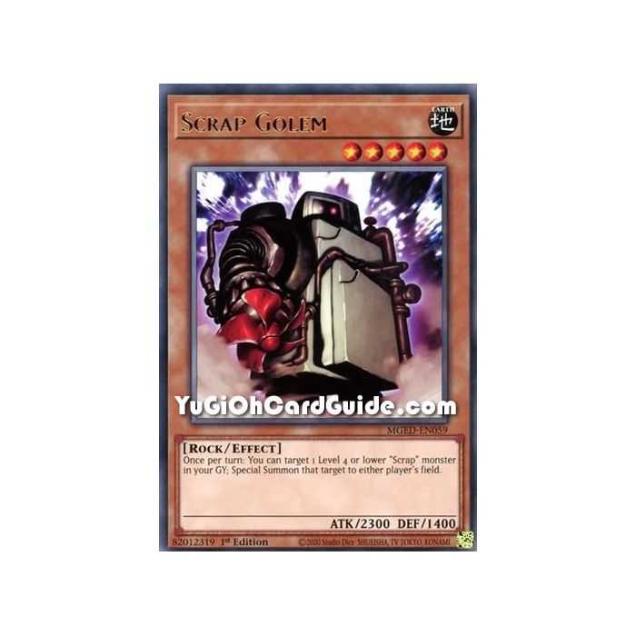 Scrap Golem (Rare) – Maximum Gold El Dorado | Carta YUGIOH en México