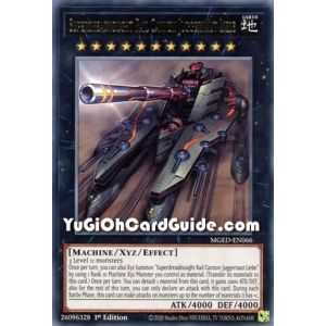 Superdreadnought Rail Cannon Juggernaut Liebe (Rare) – Maximum Gold El Dorado | Carta YUGIOH en México