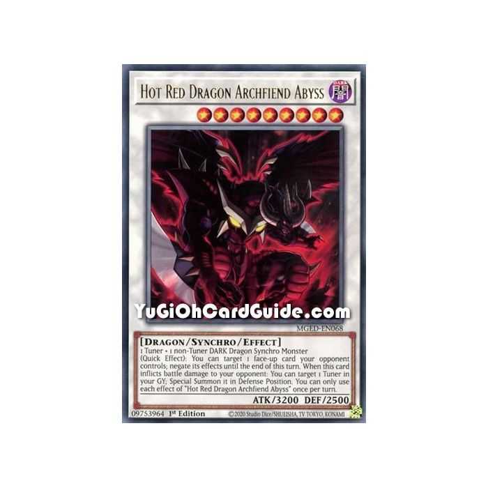 Hot Red Dragon Archfiend Abyss (Rare) – Maximum Gold El Dorado | Carta YUGIOH en México