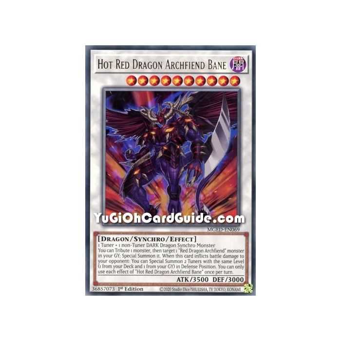 Hot Red Dragon Archfiend Bane (Rare) – Maximum Gold El Dorado | Carta YUGIOH en México