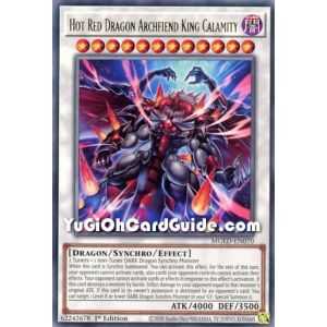 Hot Red Dragon Archfiend King Calamity (Rare) – Maximum Gold El Dorado | Carta YUGIOH en México