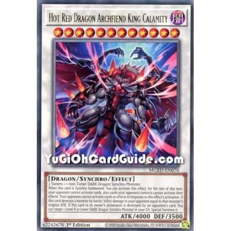 Hot Red Dragon Archfiend King Calamity (Rare) – Maximum Gold El Dorado | Carta YUGIOH en México