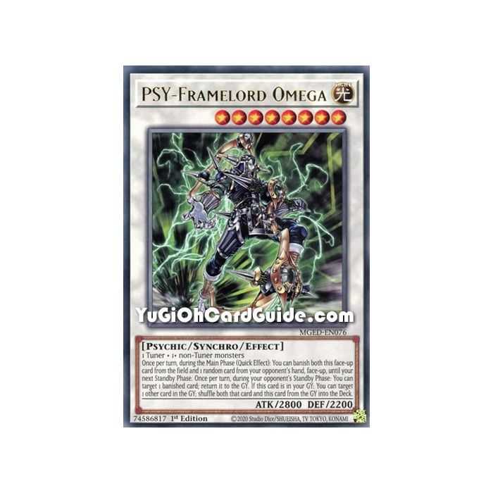 PSY-Framelord Omega (Rare) – Maximum Gold El Dorado | Carta YUGIOH en México