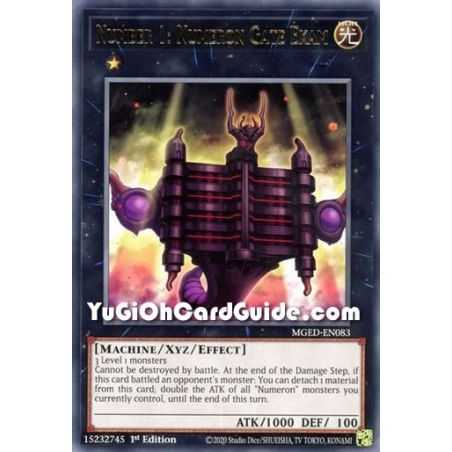 Number 1: Numeron Gate Ekam (Rare) – Maximum Gold El Dorado | Carta YUGIOH en México